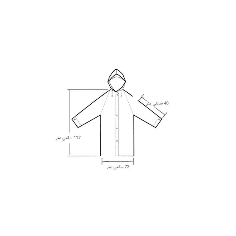 پانچو یکبار مصرف EVA